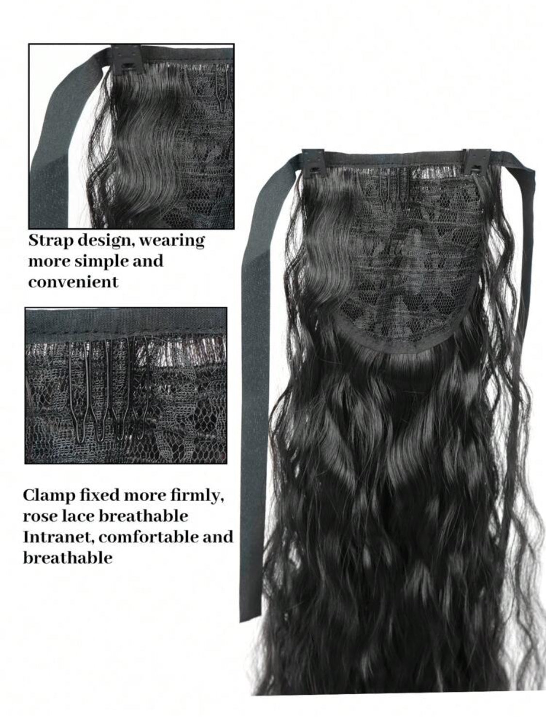 Extra Long Curly Ponytail (36 Inch)