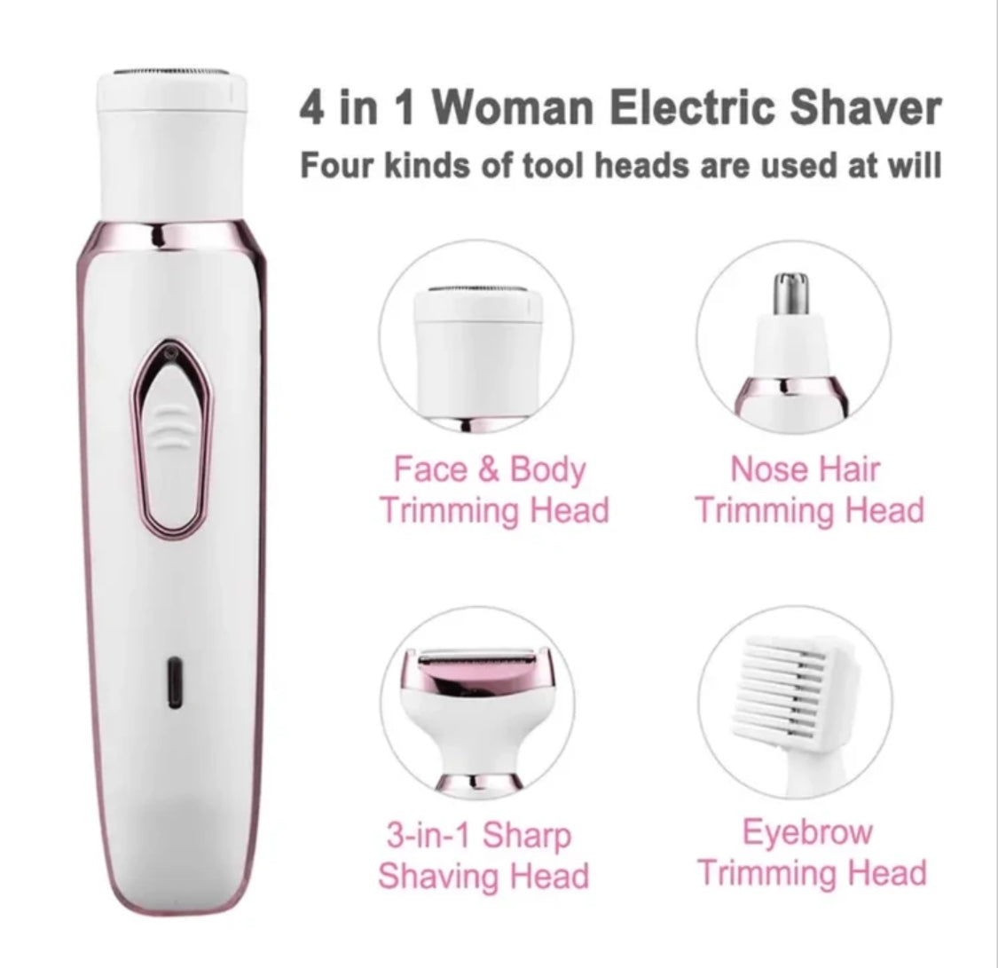 Rechargeable 4-in-1 Electric Shaver