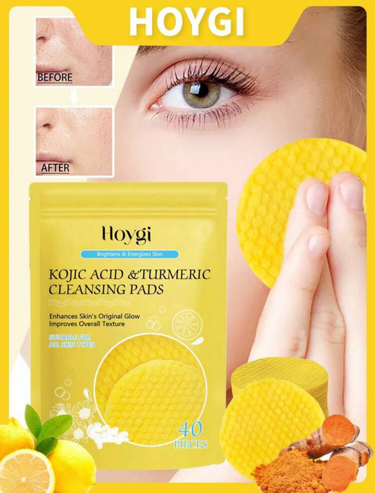 Kojic Acid & Turmeric Face Cleansing Pads 40 Pcs