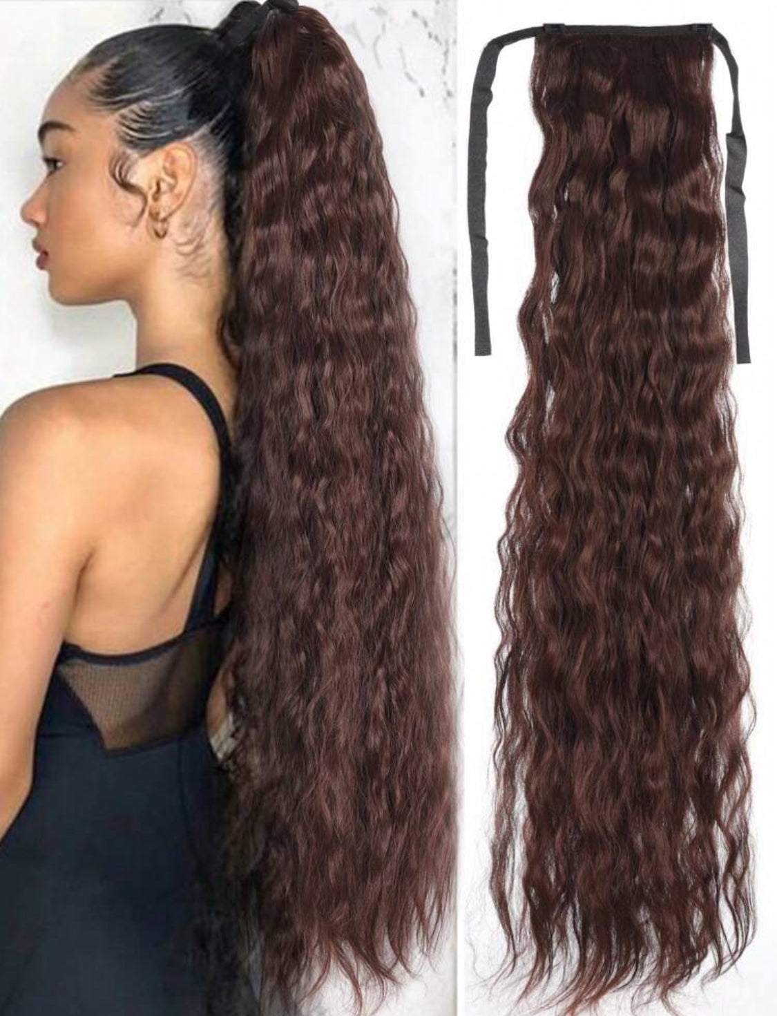 Extra Long Curly Ponytail (36 Inch)