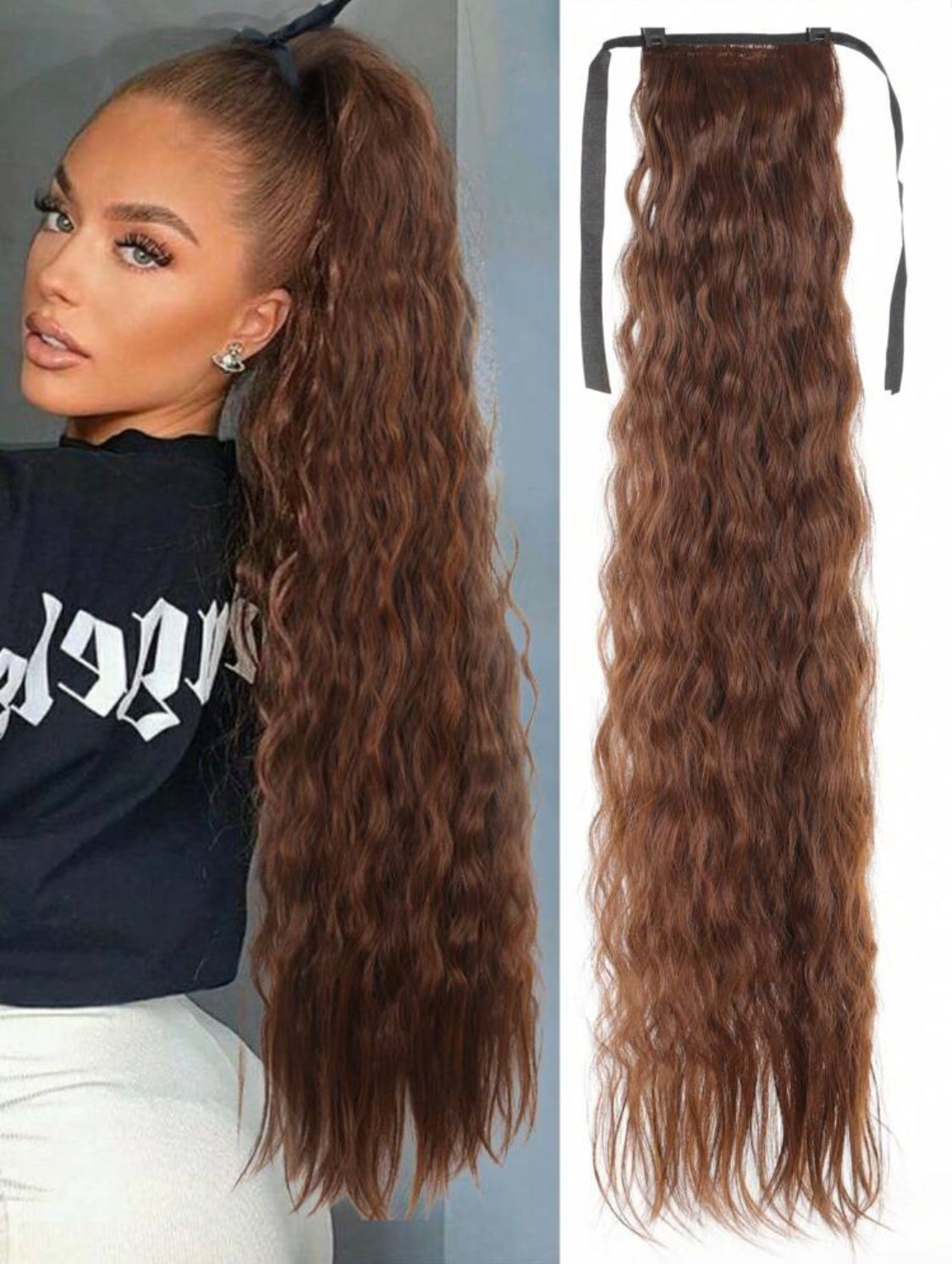 Extra Long Curly Ponytail (36 Inch)